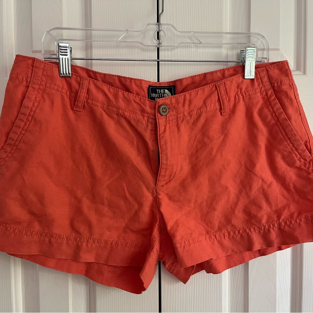The North Face Women's Vibrant Orange Cargo Shorts